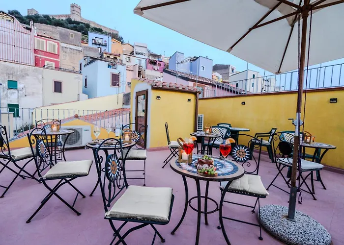 S'apposentu - Un'angolo Di Paradiso Con La Vista Sul Castello 博萨